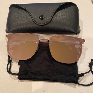 QUAY Australia Pink Reflective Sunglasses